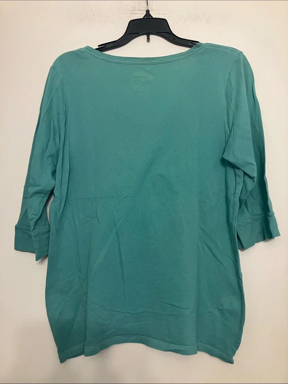 Life is Good Have a Nice Daisy v-neck t-shirt 3/4 sleeve graphic medium - Picture 4 of 8